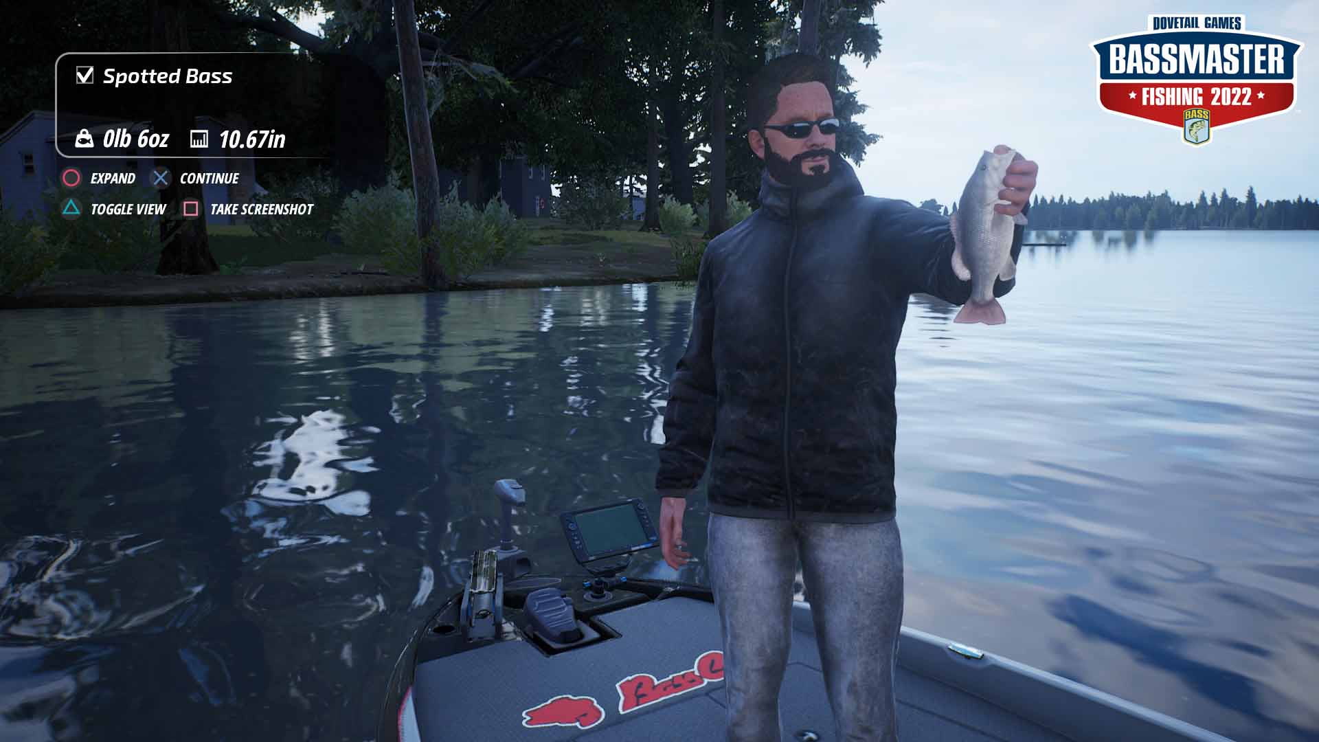 Got my first fish in Dovetail Games Fishing Sim World (PS4) I'm