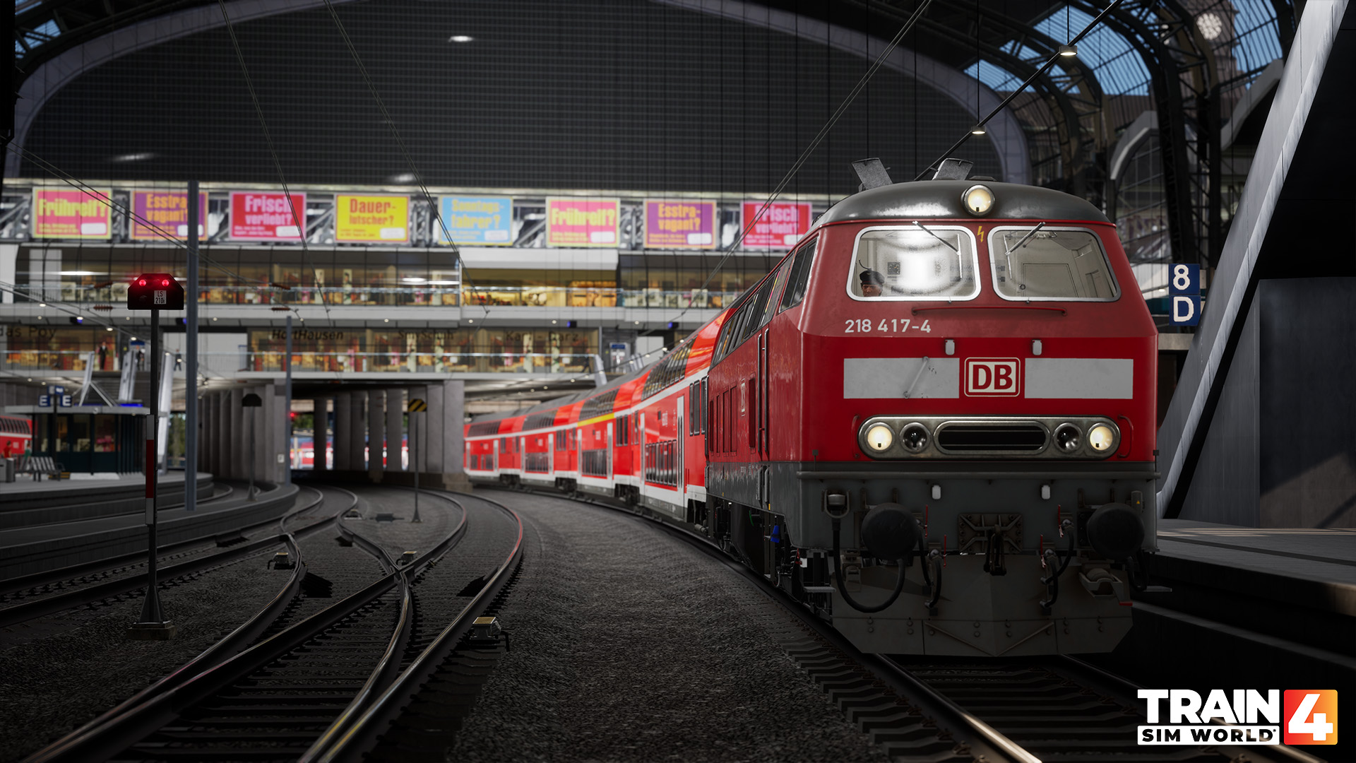 Locomotive Diesel DB Série 218 – Modèle Réduit échelle HO – Décoder Mfx+, Son, éclairage LED – Bleu Océan/ivoire
